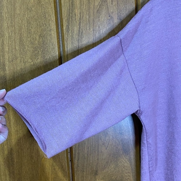 Altar'd State: Oversized Roca Front Pocket‎ Short Sleeve Pink Tee T-Shirt Top - Picture 7 of 8